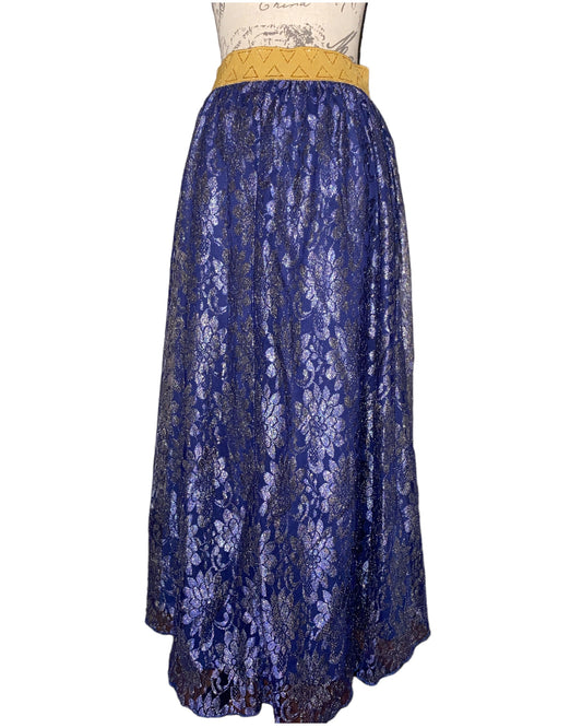 Lace layered Maxi Skirt